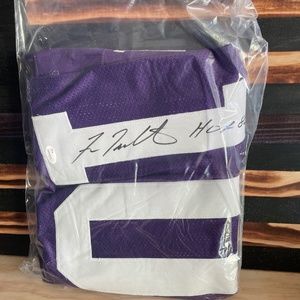 FRAN TARKENTON AUTOGRAPHED VIKINGS JERSEY